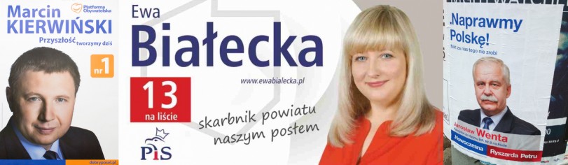 Plakaty z wyborów parlamentarnych 2015