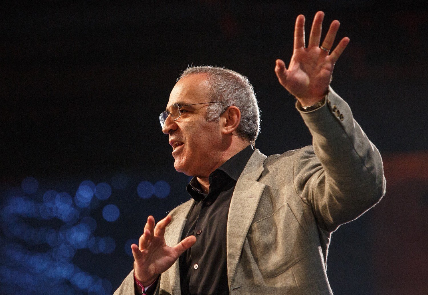 Garri Kasparow w 2017 roku, fot. re:publica, Jan Zappner / CC BY-SA 2.0