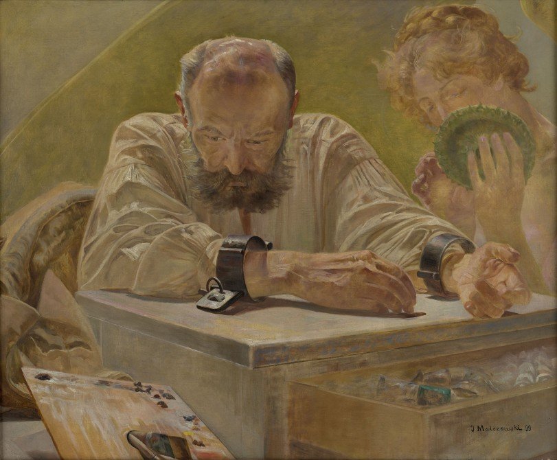 Jacek Malczewski, Wytchnienie, 1899 r., olej na płótnie, fot. Pracownia Digitalizacji MNK