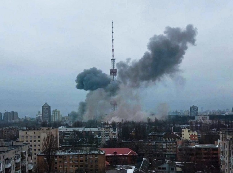 Atak rakietowy na kijowską wieżę telewizyjną