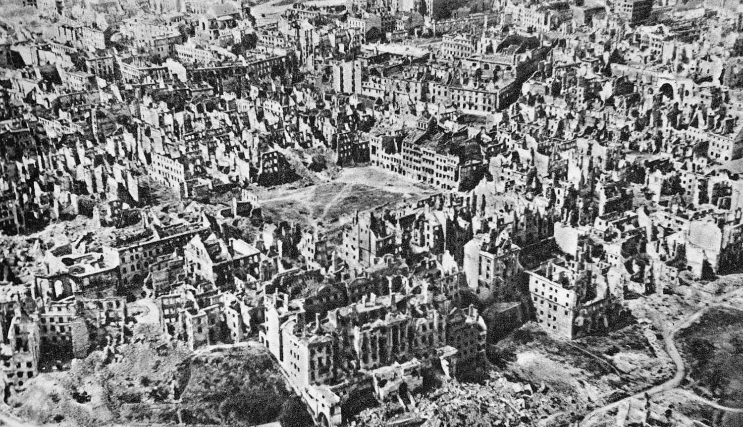 Stare Miasto, 1945, fot. PAP