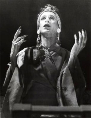 Stephen Spinella as Prior Walter in the world premiere of Angels in America, Eureka Theatre Company, San Francisco, 1991. Katy Raddatz/Museum of Performance and Design