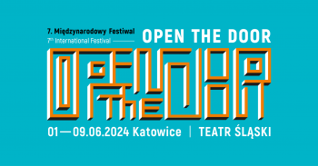 plakat festiwalu OPEN THE DOOR