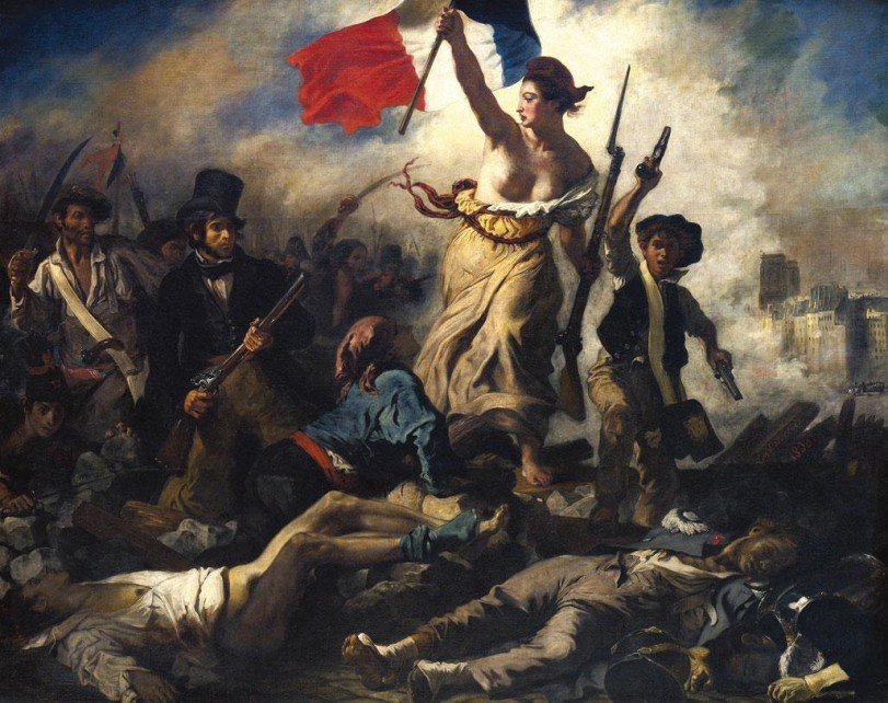 Wolność wiodąca lud na barykady, Egeniusz Delacroix