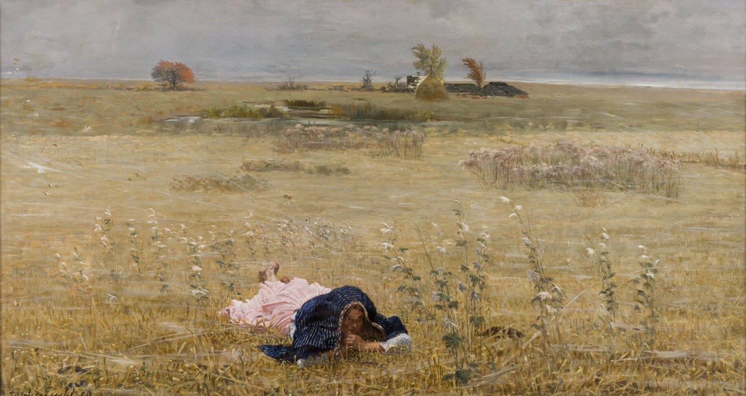 Jacek Malczewski, Jesienią, 1890 r.,  olej na płótnie, fot. Pracownia Digitilizacji MNK