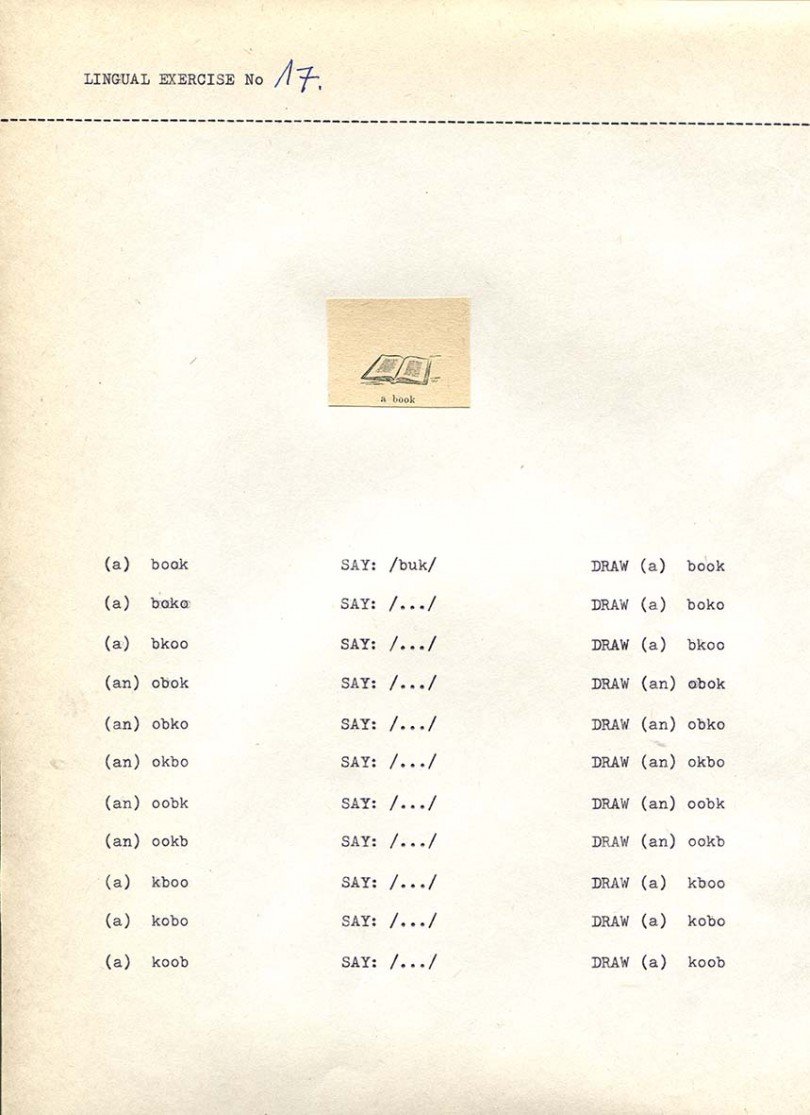 Ćwiczenia lingwistyczne, 1972, druk / papier