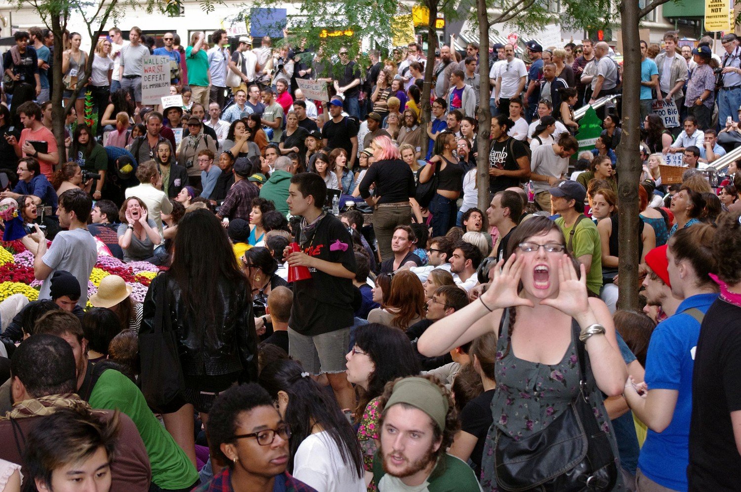 Occupy Wall Street, 30 września 2011 / fot. David Shankbone, CC BY 2.0Occupy Wall Street, 30 września 2011 / fot. David Shankbone, CC BY 2.0