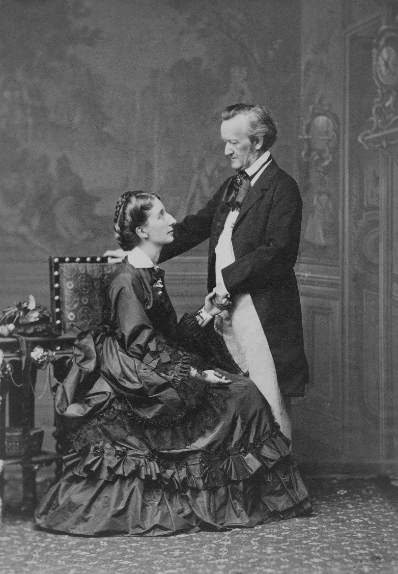 Wagner i Cosima, fot. Fritz Luckhardt