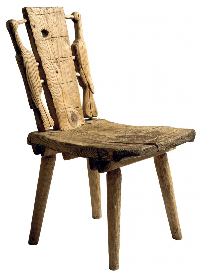 Antoni Rząsa, krzesło z ptakami, lata 50., Galeria Antoniego Rząsy w Zakopanem, Fot. Magda Ciszewska-Rząsa