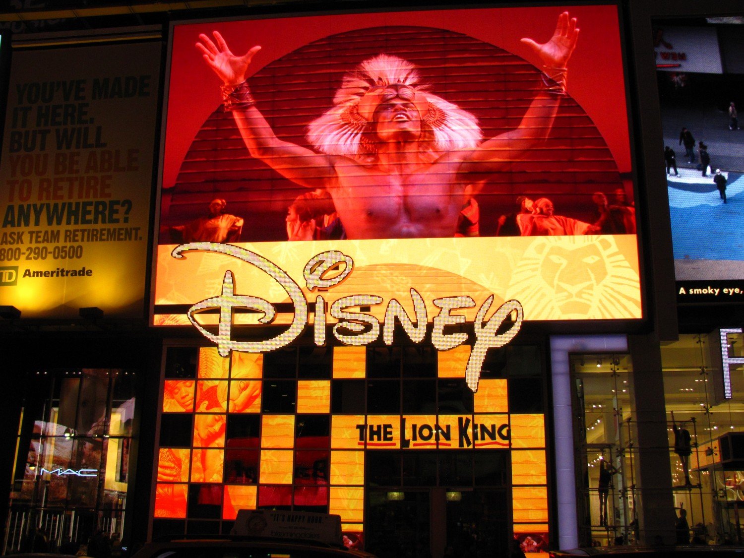 Stoisko Disneya na Time Square / fot. Loren Javier CC BY-ND 2.0