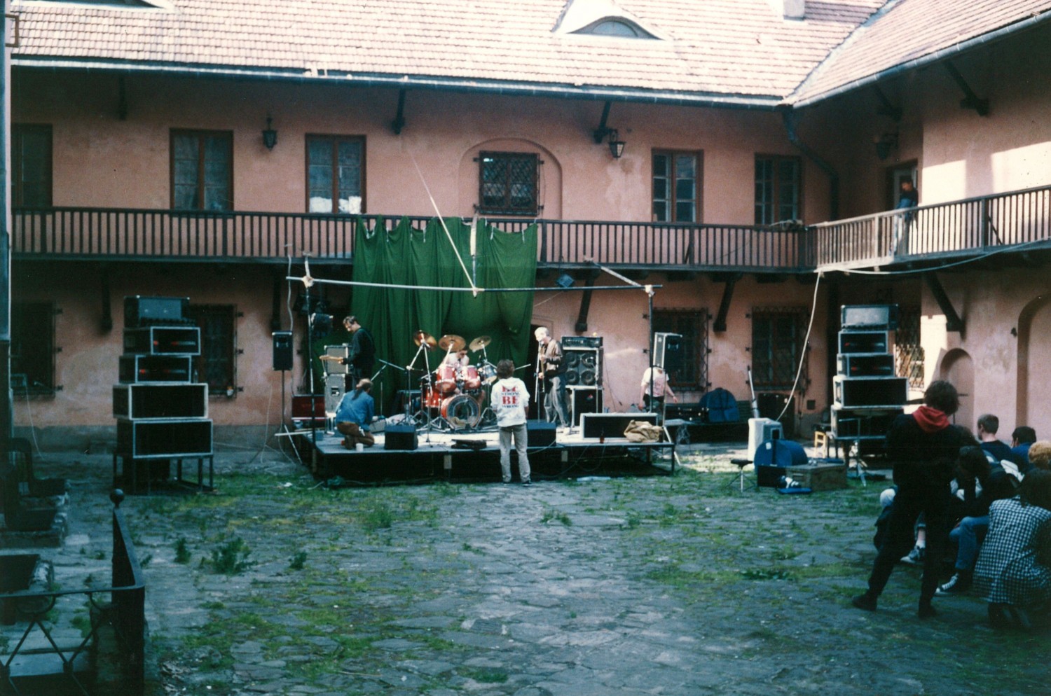 NoMeansNo przed koncertem w warszawskiej Dziekance, archiwum Johna Wrighta