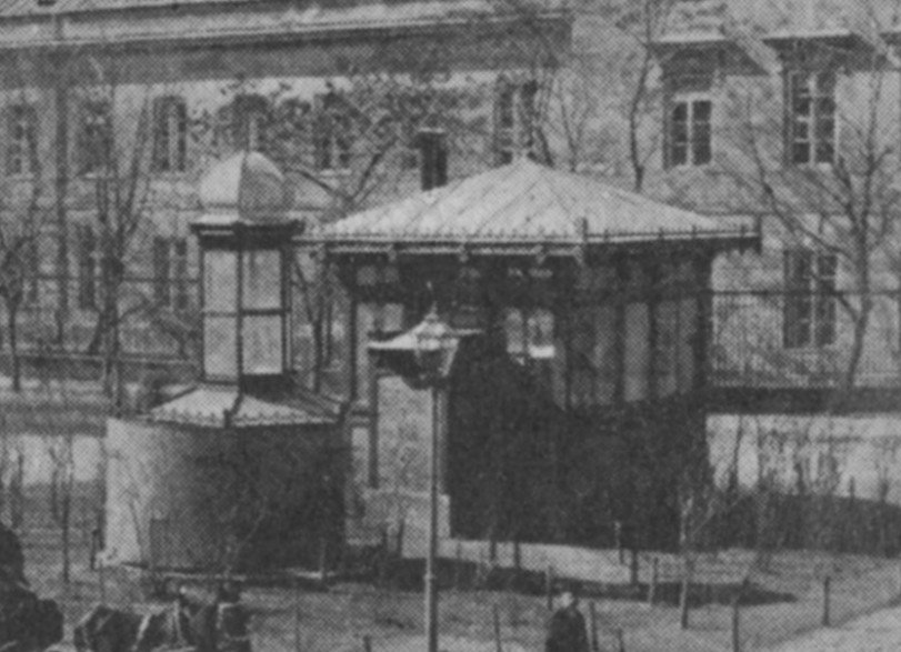 Grzybek na Placu Wareckim (potem Napoleona) / „Tygodnik Ilustrowany” z 3 maja 1897