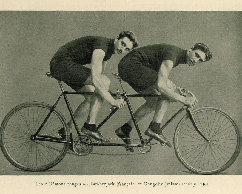 „Czerwone demony”, „Le Cyclisme” z 1912 roku / polona.pl