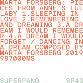 Marta Forsberg, Pieces from Anne's Lullaby, Superpang 2021