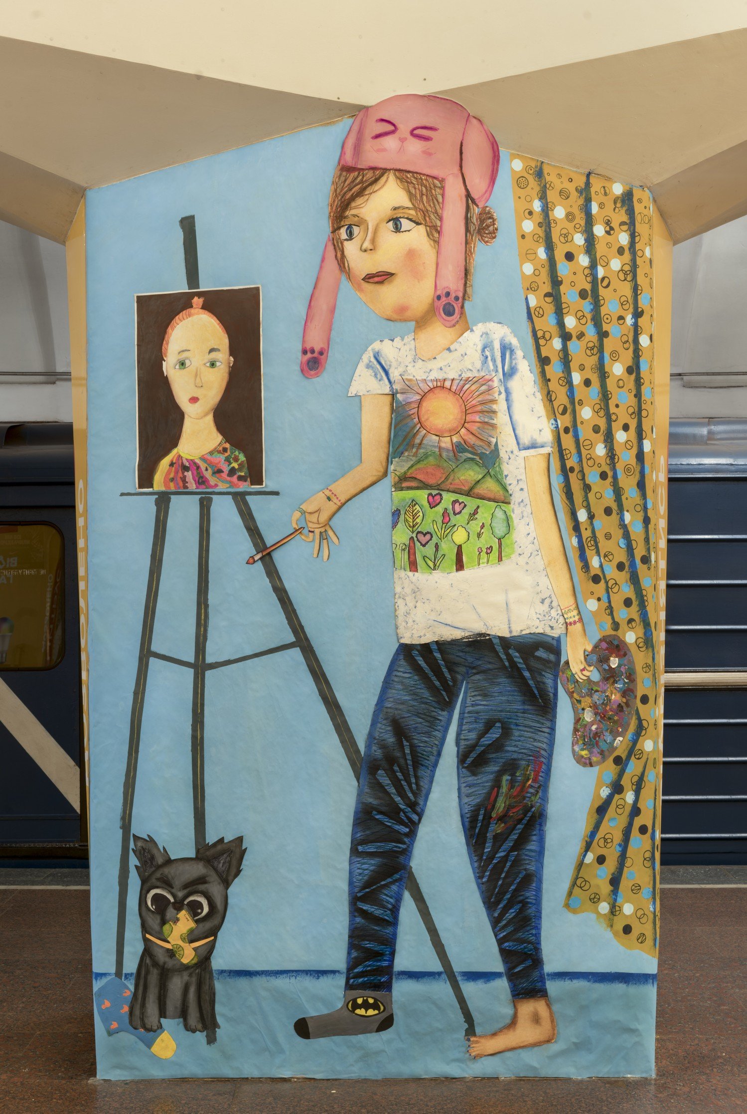 Praca dzieci w metrze Charkowa