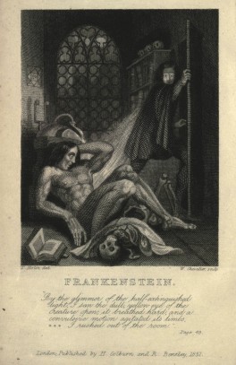 Strona tytułowa drugiego wydania Frankensteina, 1931